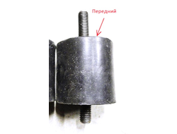 Амортизатор резиновый PC1150FT передний (с двумя шпильками)