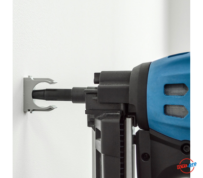 Крепеж-клипса черная для труб для монтажного пистолета