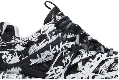 Кроссовки Balenciaga Track Sneaker Graffiti Black White