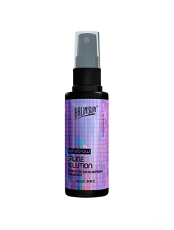 BRONSUN Раствор солевой для обезжиривания ресниц и бровей ULB0002, 50 мл