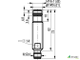 Индуктивный датчик ISB WC31S8-31N-1,5-S4-3,5