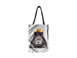 Сумка-шоппер вертикальная Капибара, Kapibara-san №49