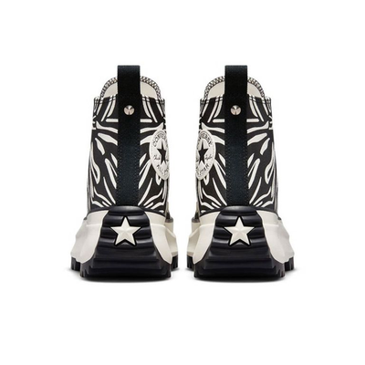 Кеды Converse Run Star Hike зебра высокие