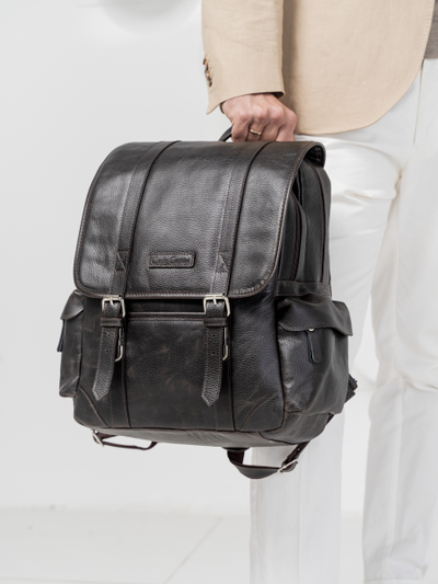 Кожаный рюкзак Montalbano brown (арт. 3097-04)