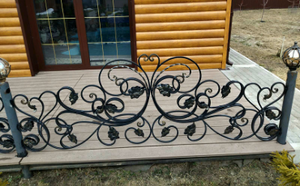 Кованый забор - Арт 09