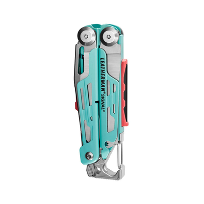 Leatherman Signal Aqua & Silver с чехлом на кнопке