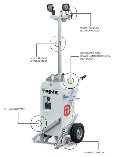 Аккумуляторная осветительная мачта TRIME X-BABY