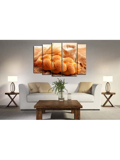 Модульная картина "Свежий хлеб"