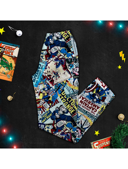 Шелковые штаны "Marvel"