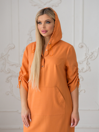 Платье 1407 оранжевый