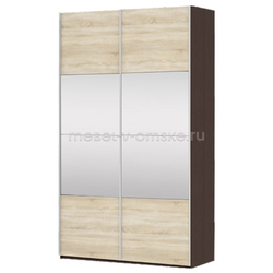 ЕН049 Шкаф-купе "Прайм" комби. Размер: 1200х2300х570.