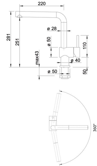 Смеситель Blanco Linus-F, 514025