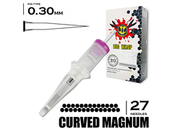 27CM/0,30 mm - RM/Curved Magnum "BIG-WASP" (Matte Transparent)