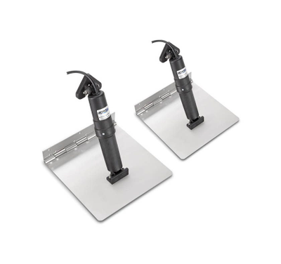 Комплект транцевых плит XKA (нерж.), 9x18 дюймов, без панели управления