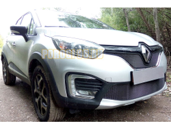 Защита радиатора Renault Kaptur 2016- black низ