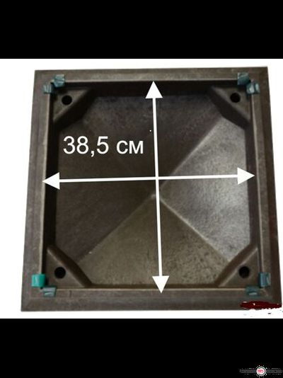 Колпаки на столбы полимерпесчаные (капельник) на 1.5 кирпича