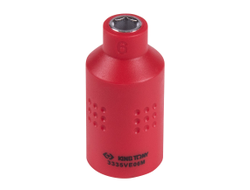 Головка торцевая диэлектрическая шестигранная 3/8", 6 мм KING TONY 3335VE06M