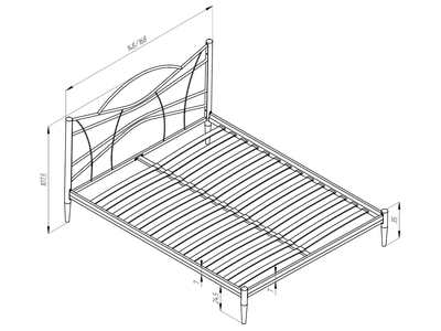 Кровать Нори (1600)