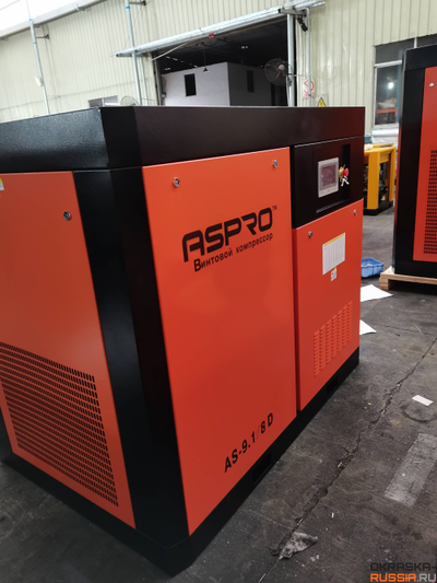 Винтовой компрессор ASPRO AS-9.1/8D, 55 КВТ