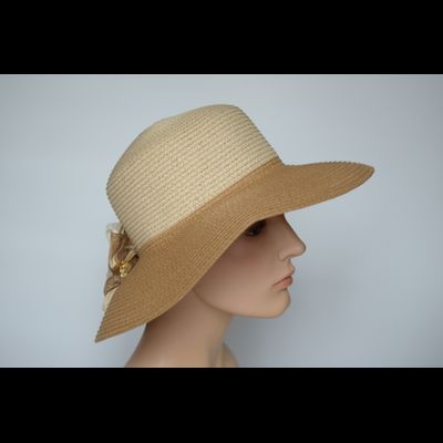 Шляпа Stefania Maiaroli 1637 бежевая