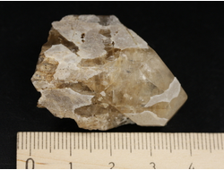 Данбурит в кварцевой рубашке, коллекционный образец, Россия, Дальнегорск (39*22*22 мм, 30 г) №29331