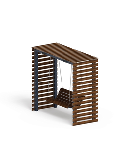 Пергола с качелями - МФ 78.05.01-01 /без поликарбоната/