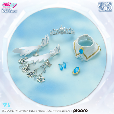 Одежда для куклы Мику Хацунэ (Cloth Dollfie Dream Hatsune Miku Glowing Snow Set)