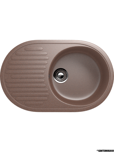 Мойка из искусственного камня Ulgran U-107 (730х455 мм)