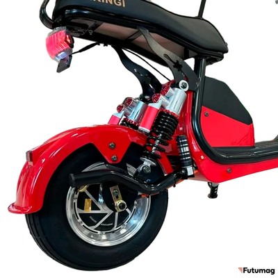 Электроскутер Ikingi X1 PRO красный