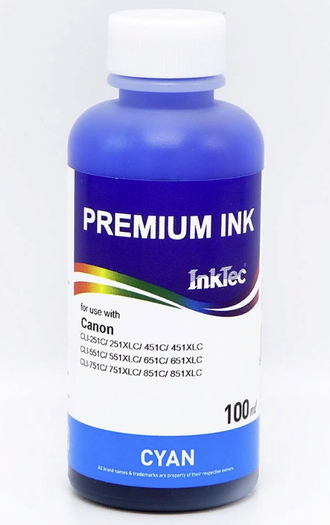 INKTEC (C5051) Чернила ОРИГ для Canon CLI-451, 100 мл, CYAN