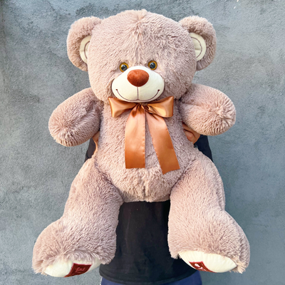 Плюшевый мишка 90 см кофейный Микки