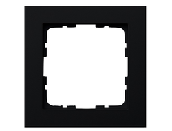 Рамка 1 пост Wedder R1, матовая черная