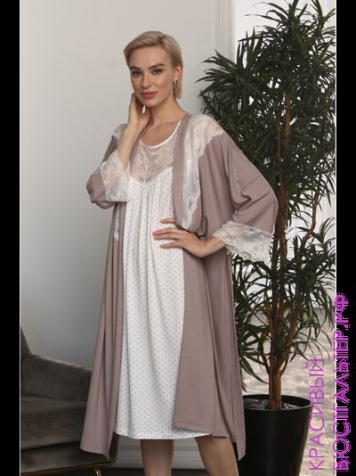 Пеньюар из вискозы VALERIA 70011