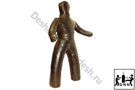 борцовский тренировочный манекен кожаный двуногий