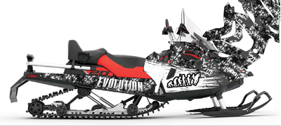 Наклейки на снегоход BRP Lynx Skandic Army Yeti №1433