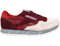 Reebok Classic красные с белым замшевые