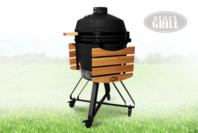 Керамический гриль-барбекю START GRILL PRO 22 дюйма (черный) (56 см)