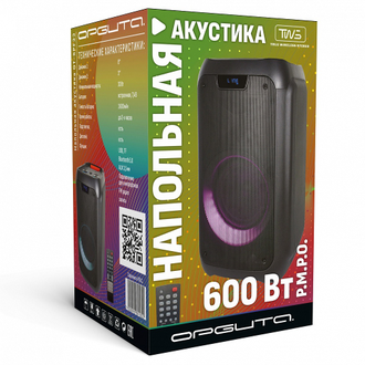 PartyBox блютуз колонка Орбита OT-SPF33 портативная Partybox активная напольная 600 Вт