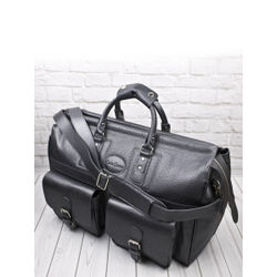 Кожаный саквояж Fabriano premium iron grey (арт. 4008-55)