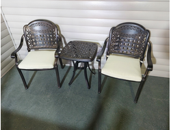 Кофейный комплект мебели из алюминия Gera 52