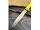 Складной нож Single EVO. Клинок КОПЬЕ, СТАЛЬ ELMAX, G10 желтый