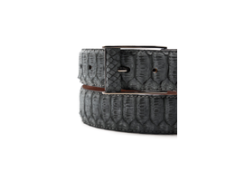 Ремень мужской 38 мм PY-c-0008 из змеиной кожи 2