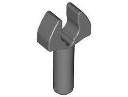 Bar   1L with Clip Mechanical Claw - Cut Edges and Hole on Side, Dark Bluish Gray (48729b / 4289542 / 6278155 / 6439040)