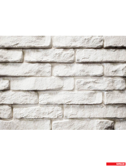 Плитка под кирпич. Декоративная плитка. Гипсовая плитка. Плитка кирпич Дублин белый со швом