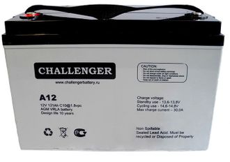 Аккумулятор гелевый Challenger 75Ач