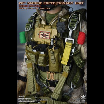 Американский морской пехотинец с парашютом - Коллекционная ФИГУРКА 1/6 MEU MRF Military Free Fall Insertion Desert (26043SD) - Easy&amp;Simple