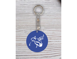 Брелок символика "Быка" с гравировкой №33