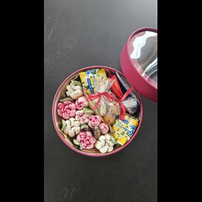 Набор с тюльпанами 19см