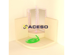 Уголок сенсорный с фиброволокнами мягкий