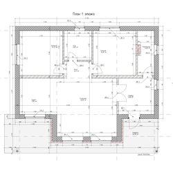 Одноэтажный дом с двумя спальнями 110м² (S103)